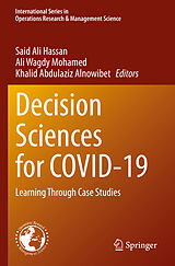 Couverture cartonnée Decision Sciences for COVID-19 de 