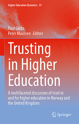 Livre Relié Trusting in Higher Education de 