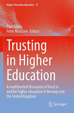 Couverture cartonnée Trusting in Higher Education de 