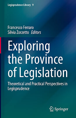 Livre Relié Exploring the Province of Legislation de 