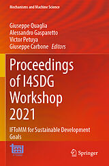 Couverture cartonnée Proceedings of I4SDG Workshop 2021 de 