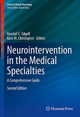 Livre Relié Neurointervention in the Medical Specialties de 