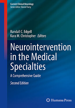 Couverture cartonnée Neurointervention in the Medical Specialties de 