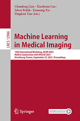 Kartonierter Einband Machine Learning in Medical Imaging von 
