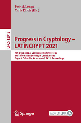 Kartonierter Einband Progress in Cryptology   LATINCRYPT 2021 von 