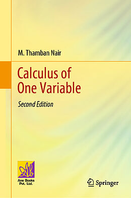 Fester Einband Calculus of One Variable von M. Thamban Nair