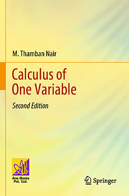 Kartonierter Einband Calculus of One Variable von M. Thamban Nair