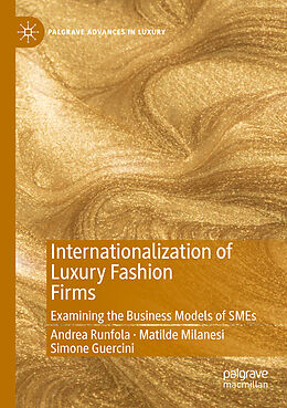 Kartonierter Einband Internationalization of Luxury Fashion Firms von Andrea Runfola, Simone Guercini, Matilde Milanesi