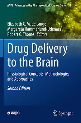 Couverture cartonnée Drug Delivery to the Brain de 