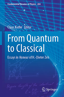 Couverture cartonnée From Quantum to Classical de 