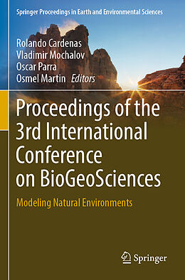 Couverture cartonnée Proceedings of the 3rd International Conference on BioGeoSciences de 