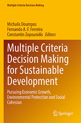 Couverture cartonnée Multiple Criteria Decision Making for Sustainable Development de 