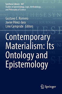 Couverture cartonnée Contemporary Materialism: Its Ontology and Epistemology de 