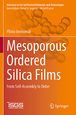 Couverture cartonnée Mesoporous Ordered Silica Films de Plinio Innocenzi