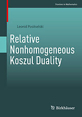 E-Book (pdf) Relative Nonhomogeneous Koszul Duality von Leonid Positselski
