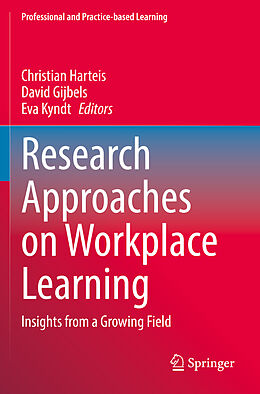 Couverture cartonnée Research Approaches on Workplace Learning de 