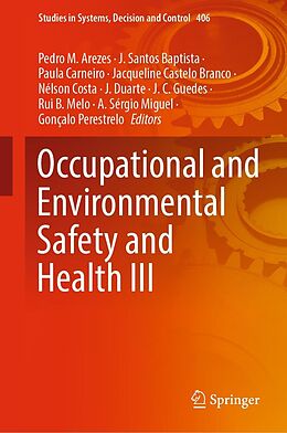 eBook (pdf) Occupational and Environmental Safety and Health III de 