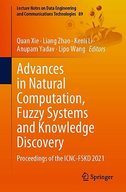 eBook (pdf) Advances in Natural Computation, Fuzzy Systems and Knowledge Discovery de 