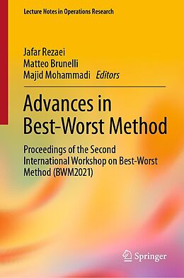 eBook (pdf) Advances in Best-Worst Method de 