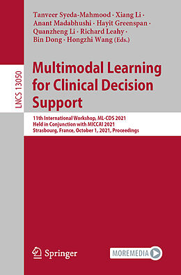 Kartonierter Einband Multimodal Learning for Clinical Decision Support von 