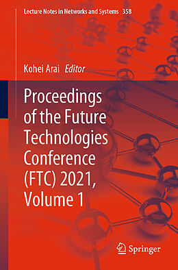 Couverture cartonnée Proceedings of the Future Technologies Conference (FTC) 2021, Volume 1 de 