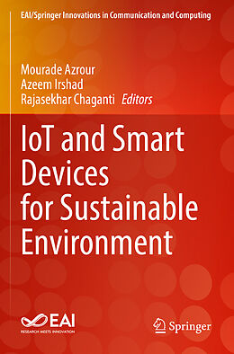 Couverture cartonnée IoT and Smart Devices for Sustainable Environment de 