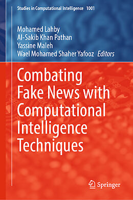 Fester Einband Combating Fake News with Computational Intelligence Techniques von 