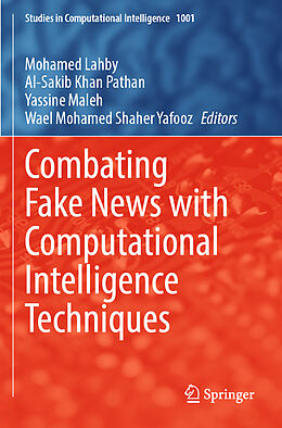 Kartonierter Einband Combating Fake News with Computational Intelligence Techniques von 