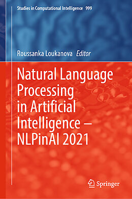 Fester Einband Natural Language Processing in Artificial Intelligence   NLPinAI 2021 von 