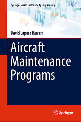 Livre Relié Aircraft Maintenance Programs de David Lapesa Barrera