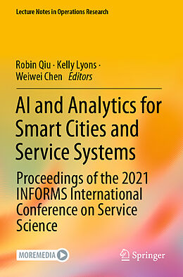 Couverture cartonnée AI and Analytics for Smart Cities and Service Systems de 