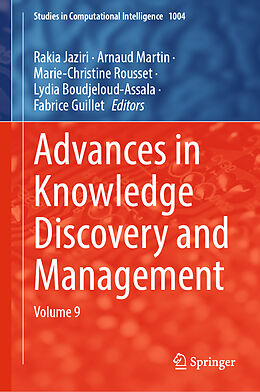 Livre Relié Advances in Knowledge Discovery and Management de 