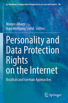 Kartonierter Einband Personality and Data Protection Rights on the Internet von 