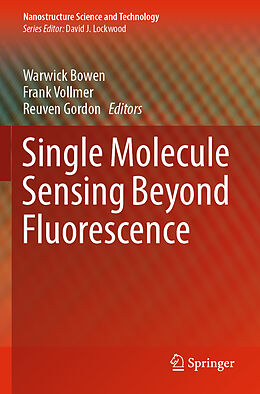 Couverture cartonnée Single Molecule Sensing Beyond Fluorescence de 