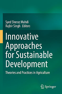 Couverture cartonnée Innovative Approaches for Sustainable Development de 