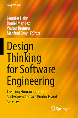 Couverture cartonnée Design Thinking for Software Engineering de 