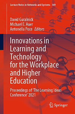 Couverture cartonnée Innovations in Learning and Technology for the Workplace and Higher Education de 