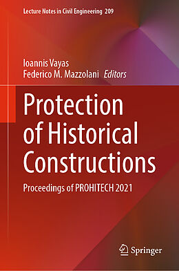 Fester Einband Protection of Historical Constructions von 