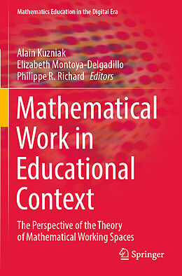 Kartonierter Einband Mathematical Work in Educational Context von 