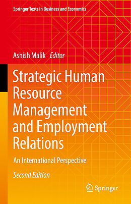 eBook (pdf) Strategic Human Resource Management and Employment Relations de 