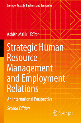 Couverture cartonnée Strategic Human Resource Management and Employment Relations de 