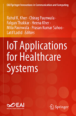 Couverture cartonnée IoT Applications for Healthcare Systems de 