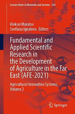 eBook (pdf) Fundamental and Applied Scientific Research in the Development of Agriculture in the Far East (AFE-2021) de 