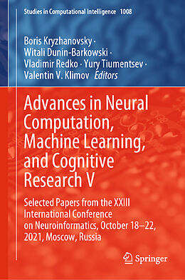 E-Book (pdf) Advances in Neural Computation, Machine Learning, and Cognitive Research V von 