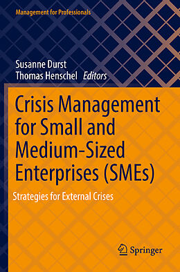 Kartonierter Einband Crisis Management for Small and Medium-Sized Enterprises (SMEs) von 