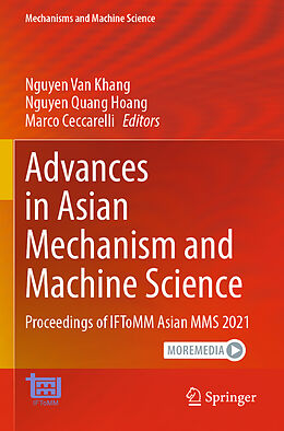 Couverture cartonnée Advances in Asian Mechanism and Machine Science de 