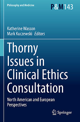 Couverture cartonnée Thorny Issues in Clinical Ethics Consultation de 
