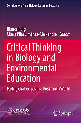 Couverture cartonnée Critical Thinking in Biology and Environmental Education de 