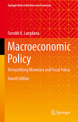 Livre Relié Macroeconomic Policy de Farrokh K. Langdana