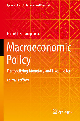 Couverture cartonnée Macroeconomic Policy de Farrokh K. Langdana